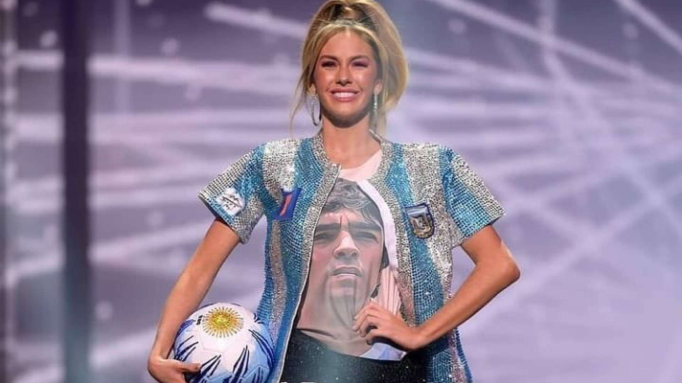 El homenaje de la representante de Argentina en Miss Universo a